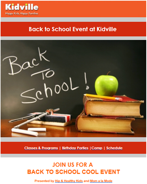 Kidville Englewood Back to School Event