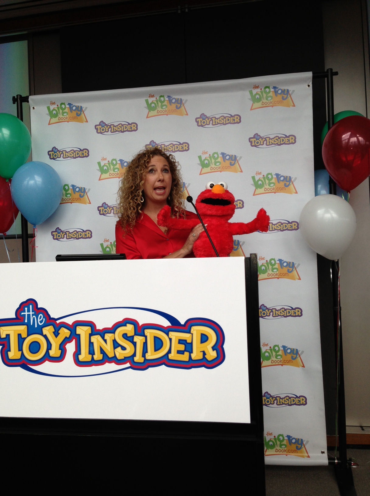 Laurie Schacht (and Elmo!)