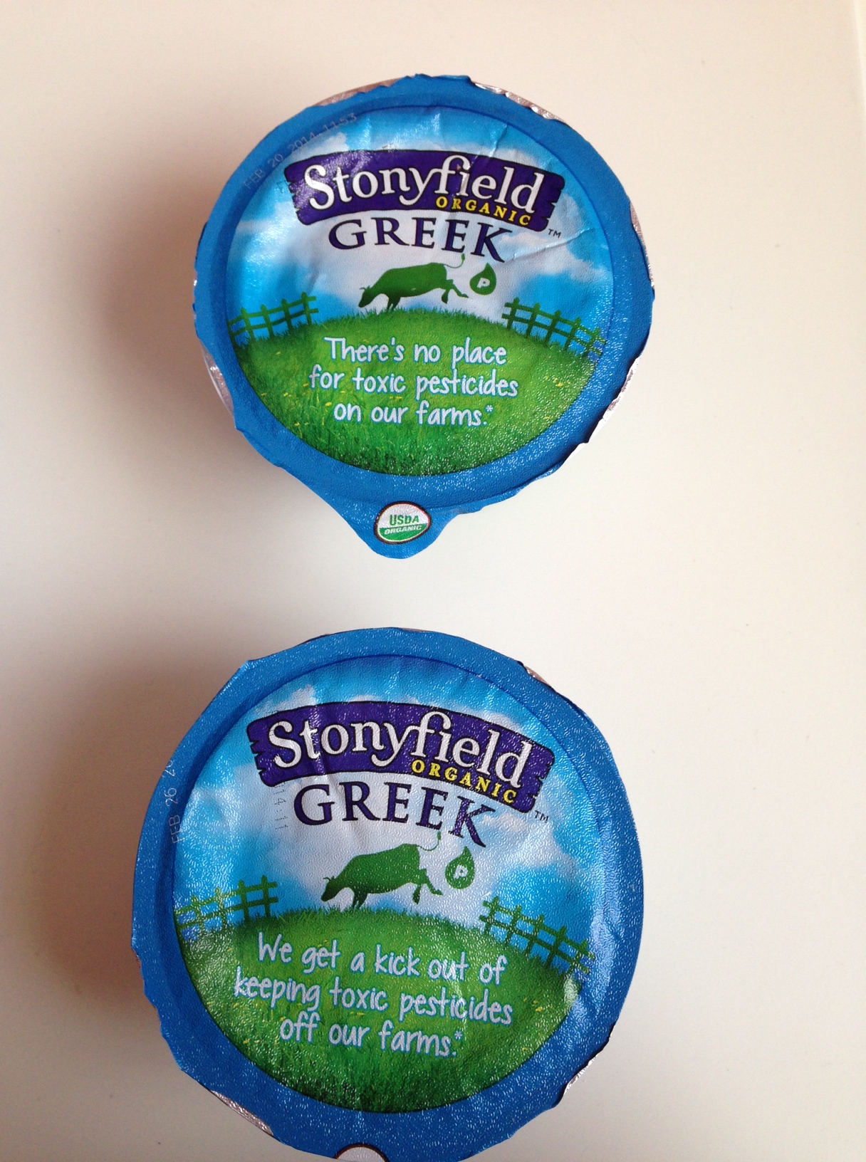 Stonyfield Yogurt Lids